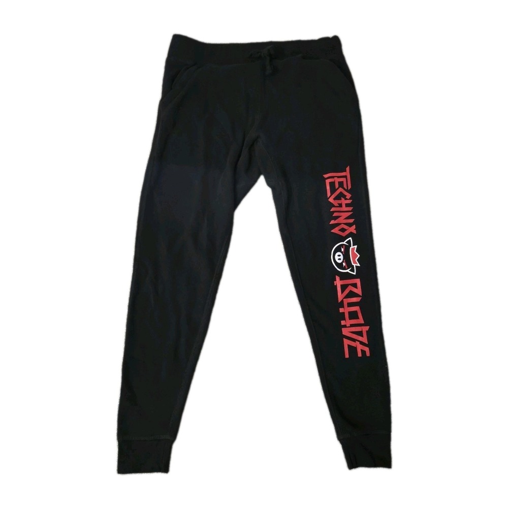 Technoblade Black Sweatpants Size XL Youtuber Minecraft Merch Pig Logo Limited